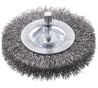 KWB Brosse plate 607830 – double bobine, fil d'acier HSS ondulé, Ø 75 mm, 1 pc