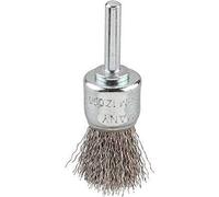 KWB Brosse à tête bombée 608030 – fil acier HSS ondulé Ø25 mm