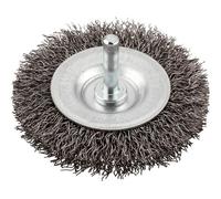 KWB Brosse plate, double épaisseur, fil d´acier HSS ondulé, ø 100 mm - 607930