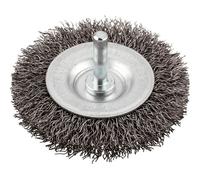 KWB Brosse plate, double épaisseur, fil d´acier HSS ondulé, ø 75 mm - 607830