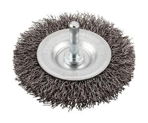 KWB Brosse plate, double épaisseur, fil d´acier HSS ondulé, ø 75 mm - 607830