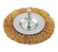 KWB Brosse plate, fil laiton ondulé, ø 75 mm - 609310