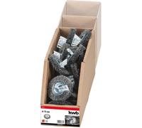 kwb Brosses à disques, fil dacier HSS ondulé, double épaisseur, pour une utilisation avec les perceuses et les visseuses sans fil 607833 1 pc(s)