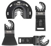 kwb by Einhell Accessoires pour outils multifonctions Set Multi-Tool Ho,Ku 4pcs.