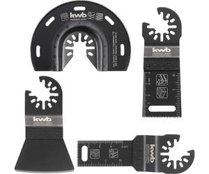 kwb by Einhell Accessoires pour outils multifonctions Set Multi-Tool Ho,Ku 4pcs.