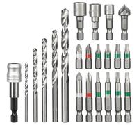 Einhell Jeu d'embouts et de forets S-Box 49108806 – 22 pièces