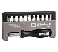 kwb by Einhell Handy Bitbox Impact Lot de 12 embouts magnétiques en acier TQ60 avec porte-embout et poignée
