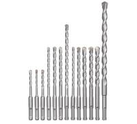 kwb by Einhell Lot de 12 forets SDS-Plus pour marteau perforateur (12 pièces, compatible avec tous les perforateurs avec emmanchement SDS-Plus, Ø 5-14 mm)