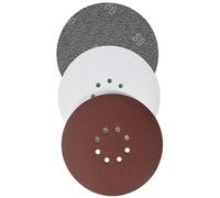 kwb by Einhell Lot de 15 disques abrasifs à grille (Ø 225 mm, compatibles avec ponceuse à sec Einhell TE-DW 225 X)