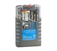 KWB Jeu de forets hélicoïdaux HSS SILVER STAR 205920 pour métal 19 pièces DIN 338 queue cyl.