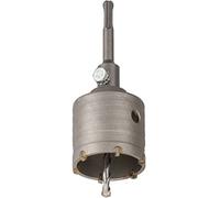 kwb Couronne de forage creuse en métal dur, taille de diamètre 68 mm, tige SDS Plus, résistant aux chocs. foret de centrage inclus