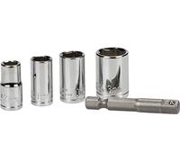 kwb CV ouille à six pans creux avec adaptateur 105110 (ISO 1173, 1/4 '' E 6.3, acier CV)