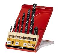 kwb 514200 Jeu de forets pour le bois 3 mm, 4 mm, 5 mm, 6 mm, 8 mm, 10 mm 7 pc(s)
