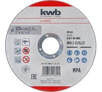 kwb 711812 Disque à tronçonner 125 mm acier