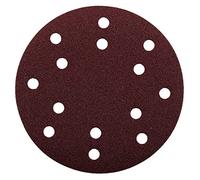 kwb Disque abrasif Ø 150 mm en corindon supérieur avec grain 240, changement sans outil, liant en résine synthétique de haute qualité et support en papier renforcé, pour le ponçage du bois et du métal
