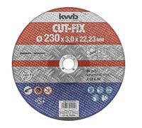 kwb Disque de coupe Cut-Fix 791 950 (230 x 22, épaisseur 3,0 mm, pour le métal et l'acier, pour meuleuses d'angle)