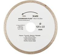 KWB Disque à tronçonner diamanté 725240 – 125 mm, alésage 22 mm – 1 pièce