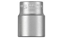 kwb douille de 17 mm pour 3/8 '' cliquets 372 217 (chrome-vanadium, trempé, chromé mat, hauteur 30 mm)