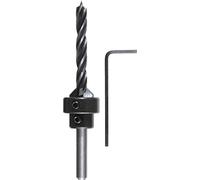 kwb drill bit le travail du bois Ø 3,0 mm (CV en acier, individuellement réglable) avec lamage et butée de profondeur 513103