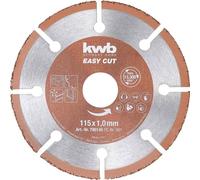 KWB Disque à tronçonner 790140 – 115 mm – bois/plastique/cuivre – 1 pc
