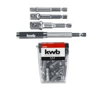 KWB Einhell 49120090 Set 23 Embouts 4 Adaptateurs PH TZ T 16x25mm 3x50mm