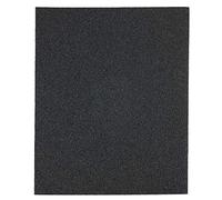 kwb Feuille de papier abrasif émeri bleu 230x280 mm en corindon de grain 120 collage de qualité supérieure et toile de lin flexible pour le ponçage grossier du métal et de l'acier