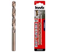 KWB Foret hélicoïdal 248640 HSS-Co Ø 4 mm Long. totale 75 mm M35 DIN 338, tige cylindrique 1 pièce