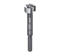 kwb Foret à pointe de centrage SPEED bois ø 20 mm en acier spécial trempé avec affûtage ondulé précis, pointe de centrage, tranchants parfaitement affûtés et trempés et surface polie