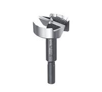 kwb Foret à pointe de centrage SPEED bois ø 45 mm en acier spécial trempé avec affûtage ondulé précis, pointe de centrage, tranchants parfaitement affûtés et trempés et surface polie