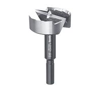 foret forestier kwb SPEED ø 50 mm en acier spécial trempé avec affûtage ondulé précis, pointe de centrage, tranchants affûtés et trempés de manière optimale et surface polie