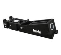 kwb Gabarit de perçage/guide de perçage pour trous de poche, y compris mèche de 9 mm, butée de profondeur et embout TX-20 150 mm
