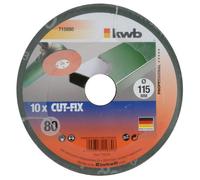 KWB CUT-FIX® Disques à poncer en fibres, pour métal, 80 - 715880