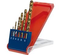 KWB Jeu de forets hélicoïdaux TITANE HSS, 6 pièces - 427040
