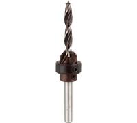 KWB Jeu de mèches hélicoïdales à bois avec fraise rapportée et butée de profondeur, 3 pièces - 513106