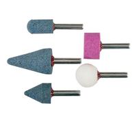 KWB Jeu de meules sur tige céramiques, 5 pièces - 510000