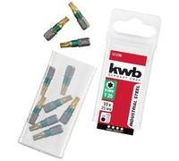 KWB Embouts Torx T25 124296 – Titane 25 mm 6,3 mm – 10 pièces