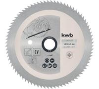 kwb lame de scie circulaire 130 x 16 mm, Made in Germany, coupes très fines, lame de scie adaptée aux panneaux de bois, profil et doux bois