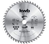 KWB Lame de scie circulaire 593159 – 315 x 30 mm, denture alternée, dents Z-48 – 1 pièce