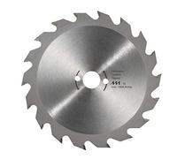 kwb Lame de scie circulaire pour panneaux de particules professionnels, lame de scie pour bois/bois dur, 150 x 20 mm, coupes nettes, nombre moyen, 18 dents Z-18, Made in Germany