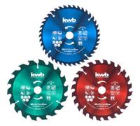kwb lame de scie circulaireset 3t 165x20mm