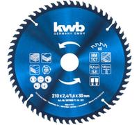 kwb lame de scie circulaireset 3t 210x30mm
