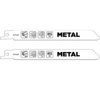 kwb Lame de scie sabre bimétal pour le métal, 152mm (pour l'aluminium, la tôle, le bois de construction)