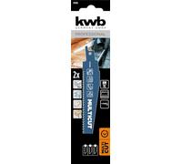 kwb Lame de scie sabre Multicut avec affûtage au carbure, 152 mm (pour aluminium, tôle, plastique renforcé de fibres de verre)