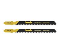kwb 610220 Lames de scie sauteuse, travail du bois, dent spéciale, HCS, 2 x moyens 2 pc(s)