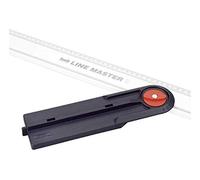 kwb LINE MASTER Guide d'angle, utilisable comme équerre combinée, équerre de serrurier, équerre universelle et équerre à onglet en plastique dur