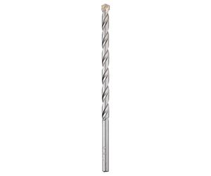 kwb Mèche pour percer les murs Ø 6 mm, longueur 200 mm, avec plaquette robuste en métal dur, spirale de la mèche formée sans copeaux, surface grenaillée et tige ronde, conforme à la norme ISO 5468