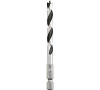 kwb Mèches à bois Ø 6 mm avec queue six pans 1/4" et spirales polies pour des perçages précis