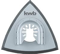kwb Multitool Plateau de ponçage pour ponceuse Delta, avec embout Multitool, Quick Stick, idéal pour le ponçage du bois, du métal et de l'argent