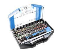 kwb One For All Bit-Box - 35 pièces y compris embouts, porte-embouts à changement rapide avec aimant et poignée dans un boîtier plastique robuste avec clip ceinture