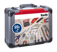 KWB Mallette à outils 370760 en aluminium robuste 99 pièces